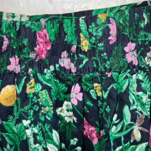 J. Crew Green Pleated Voile Maxi Skirt Resort Wear - Picture 4 of 6